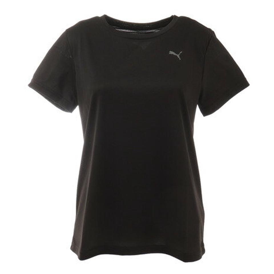 プーマ（PUMA）（レディース）Tシャツ レディース 半袖 トレーニングTシャツ 520659 01 BLK