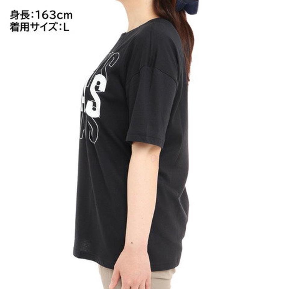 アディダス（adidas） エッセンシャルズ リピートアディダスロゴ オーバーサイズ 半袖Tシャツ WU975-HE9347 （レディース）