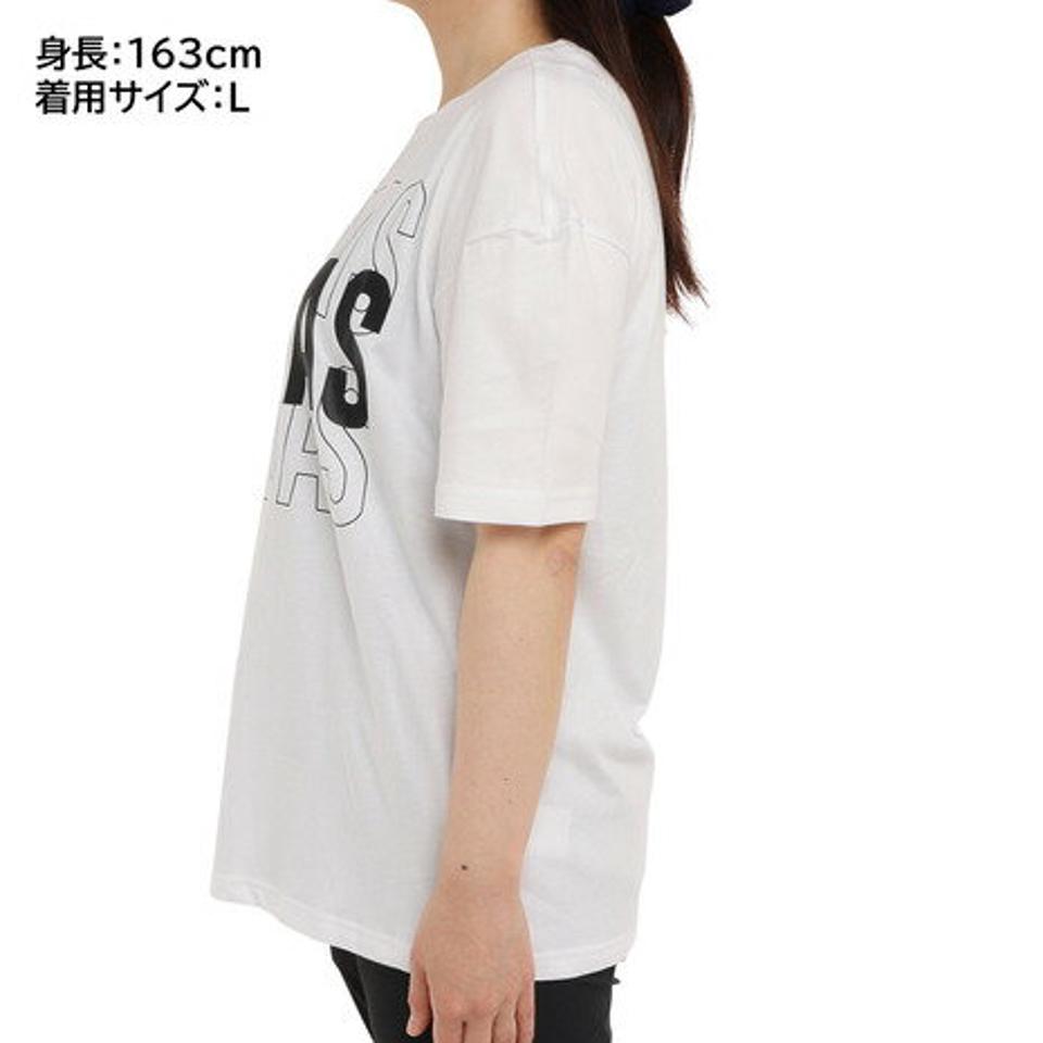 アディダス（adidas） エッセンシャルズ リピートアディダスロゴ オーバーサイズ 半袖Tシャツ WU975-HD1781 （レディース）