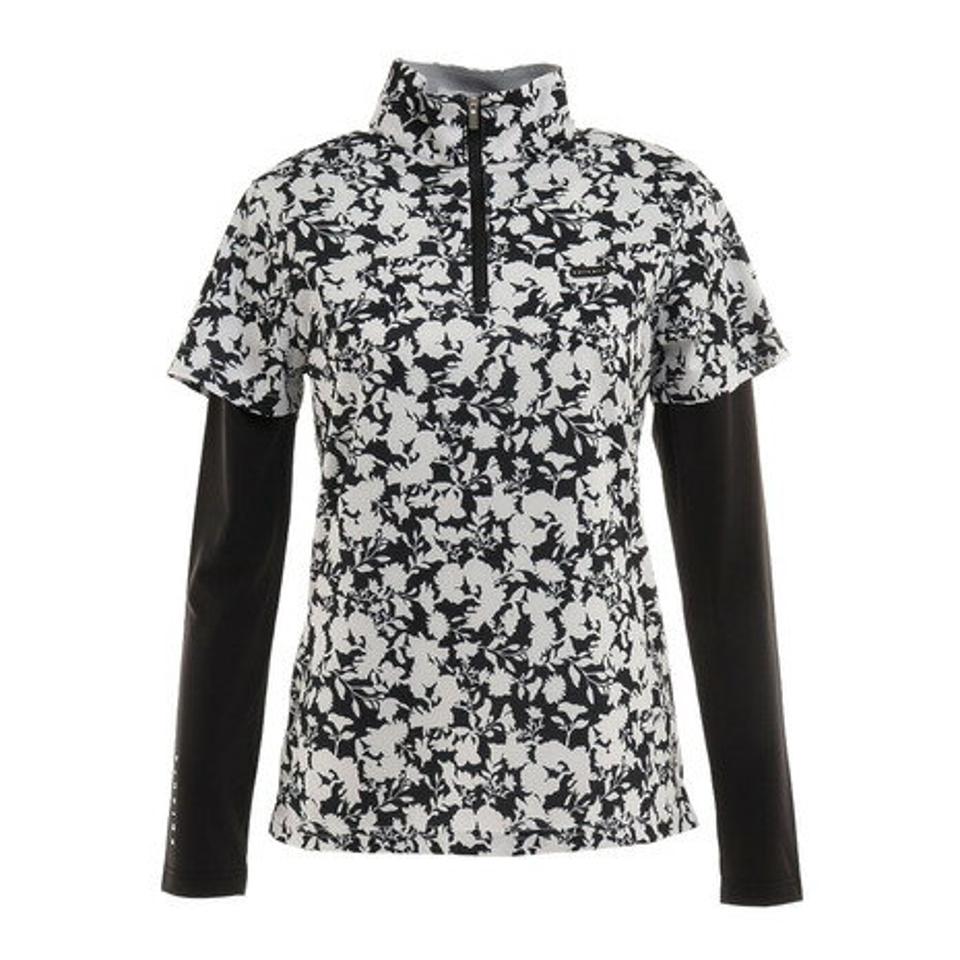 エピキュール(epicure)(レディース)ゴルフウェア 吸汗速乾 UVカット 防臭 消臭 ボレロレイヤード 2WAY ポロシャツ 152-26343-019