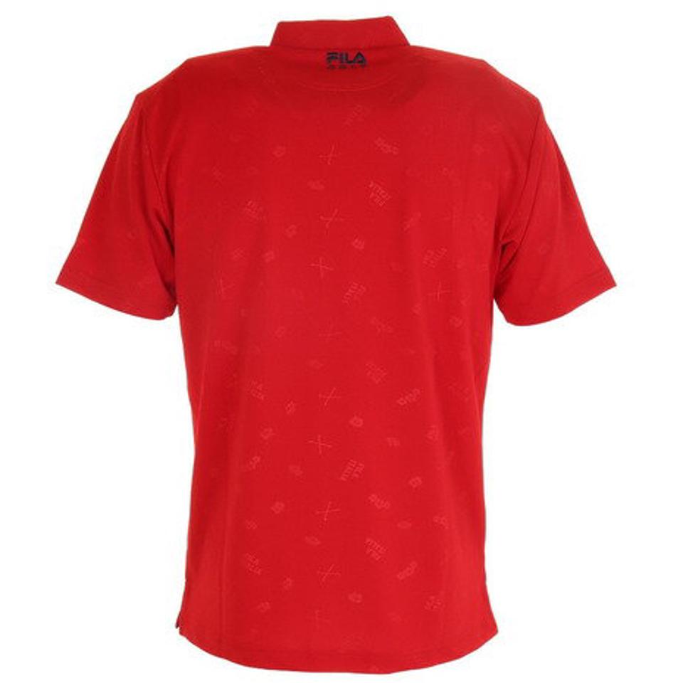 フィラ(FILA)(メンズ)ゴルフウェア ポロシャツ トビ柄エンボスシャツ 740640X