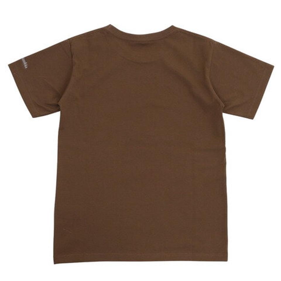 コロンビア（Columbia） ツキャノンアイルショートスリーブTシャツ Walnut Bear PY3073 半袖ティーシャツ アウトドア キャンプ かわいい クマ （キッズ）