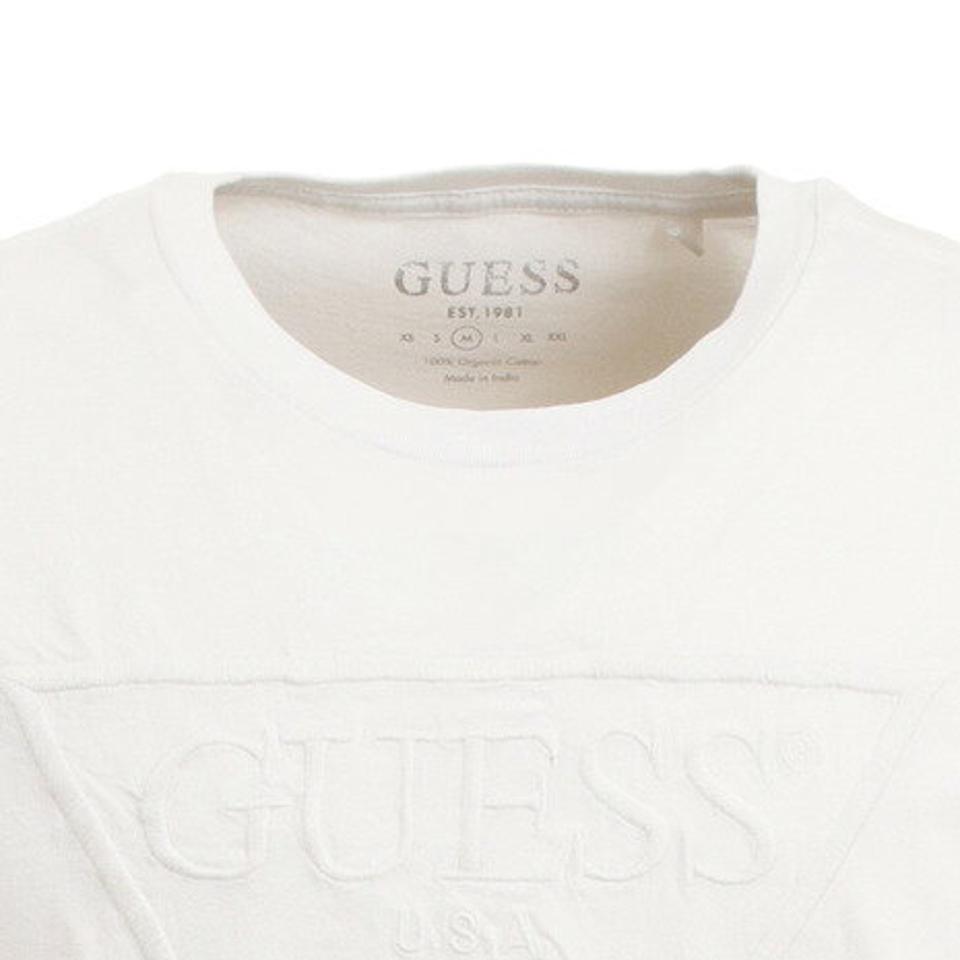 ゲス（GUESS） エンボス三角ロゴ 半袖Tシャツ M0BI1JR9YK0G011 （メンズ）