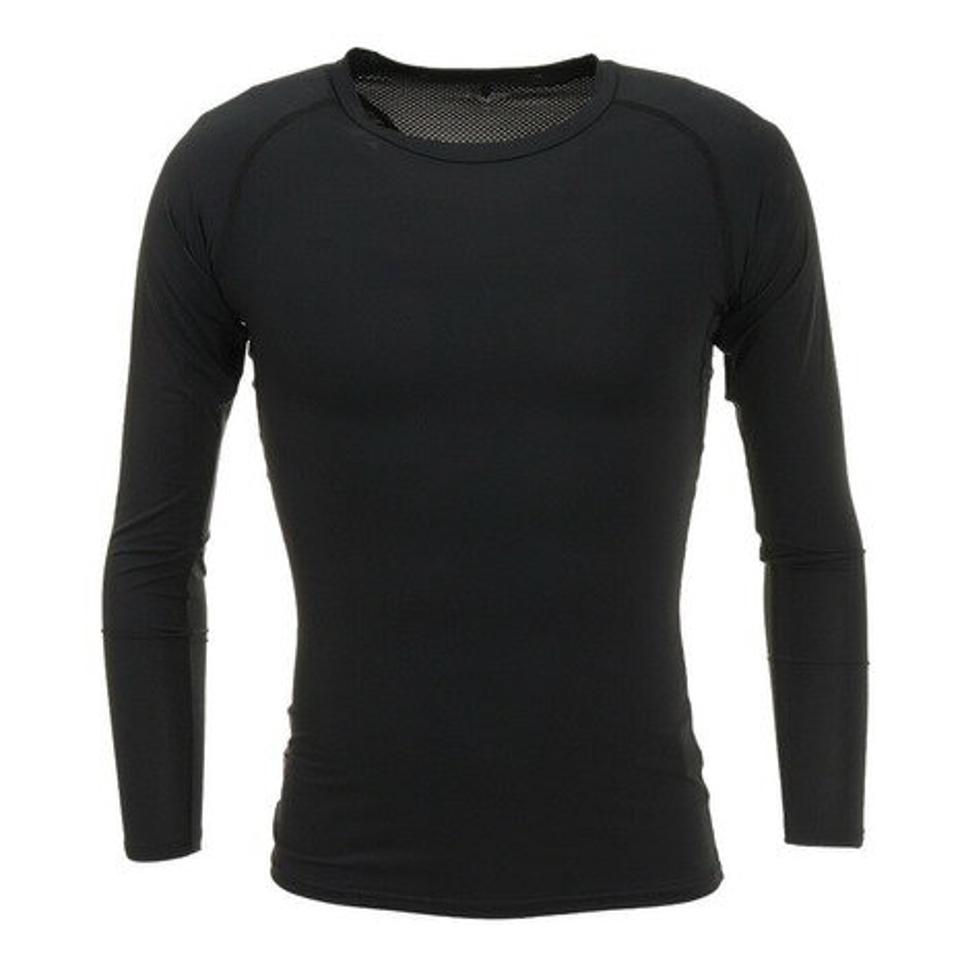 【3/10 24h限定 エントリー&対象3店舗以上買い回りで最大P10倍!】デュアリグ(DUARIG)(メンズ)サッカーウェア ドライプレス冷感長袖アンダーシャツ 2S8226-SCWR-741ES BLK