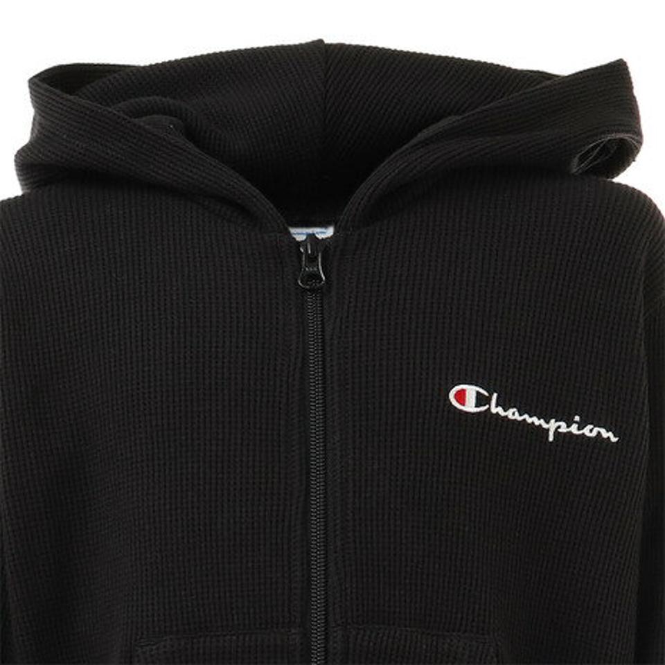 チャンピオン-ヘリテイジ（CHAMPION-HERITAGE） ジュニア フルジップスウェットパーカー CS6705 BLK （キッズ）