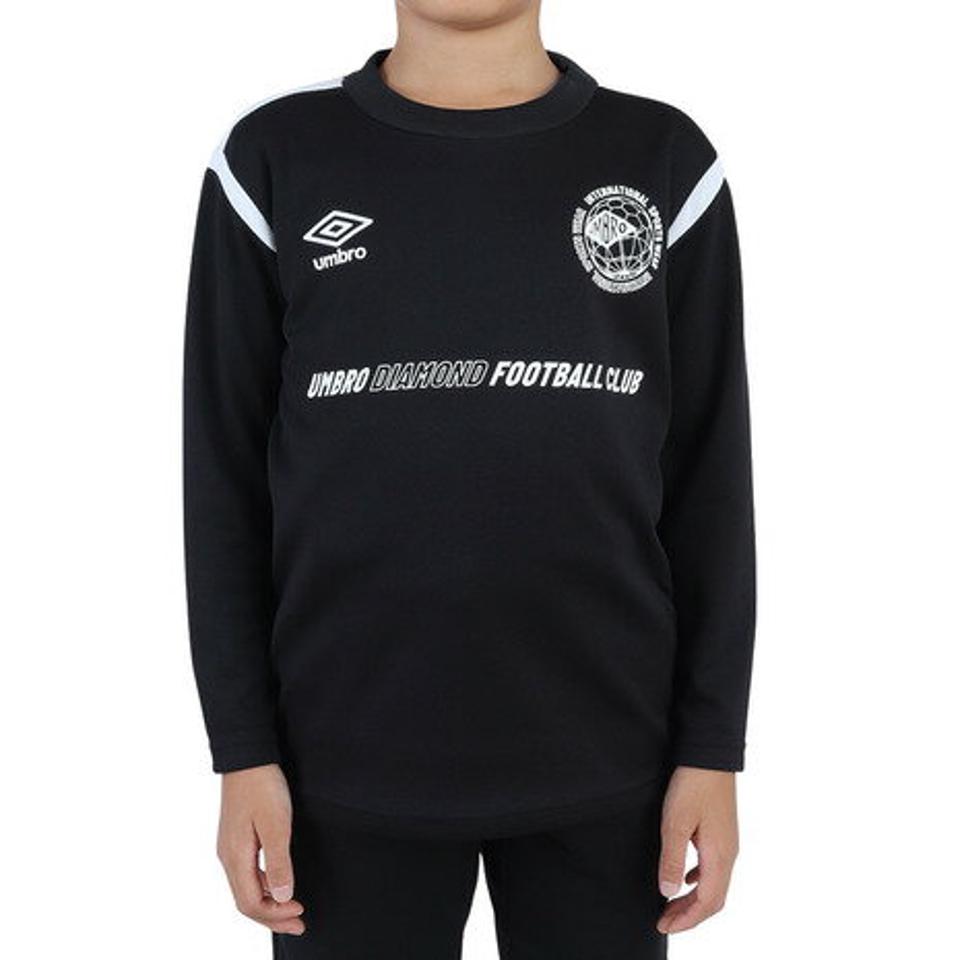 アンブロ(UMBRO)(キッズ)サッカーウェア ジュニア 長袖プラクティスシャツ UUJUJB53 BLK