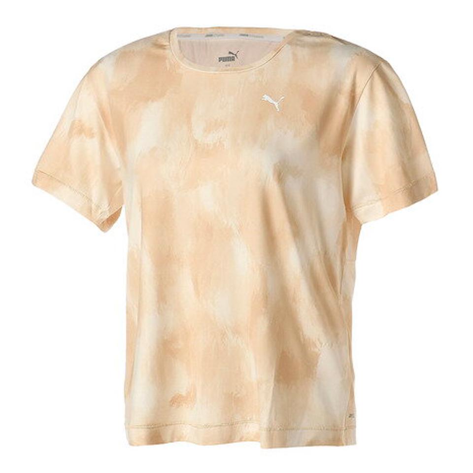 【10/10 24h限定エントリー＆対象4店舗買い回りで最大P10倍！】プーマ（PUMA） ヨガ スタジオ AOP トレンド 半袖 Tシャツ 522623 65 IVR （レディース）