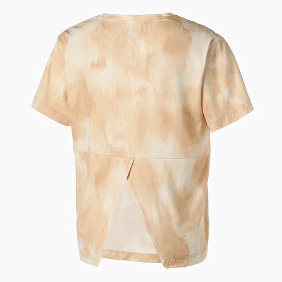 【10/10 24h限定エントリー＆対象4店舗買い回りで最大P10倍！】プーマ（PUMA） ヨガ スタジオ AOP トレンド 半袖 Tシャツ 522623 65 IVR （レディース）