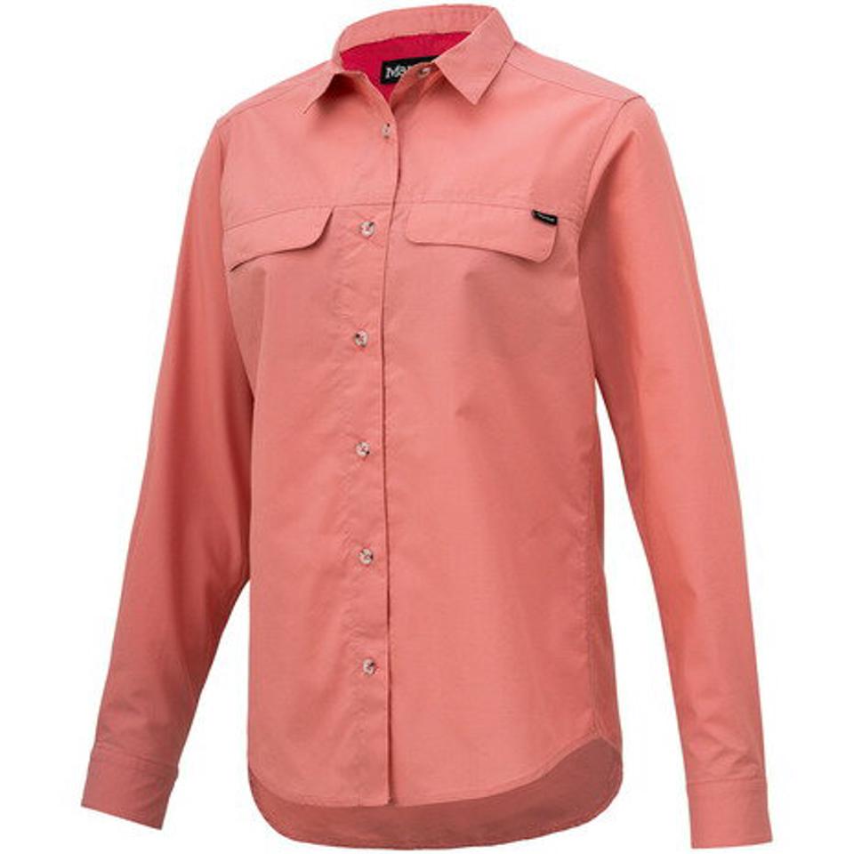 マーモット(Marmot)(レディース)長袖シャツ ウィメンズ ティーシーリップ ロングスリーブシャツ TOWRJB75 PK ピンク