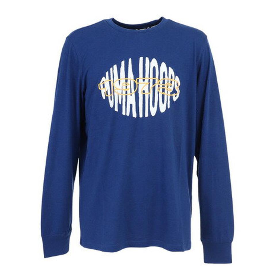 プーマ（PUMA）（メンズ）バスケットボールウェア ロンT CROSSOVER 長袖Tシャツ 3 53649701