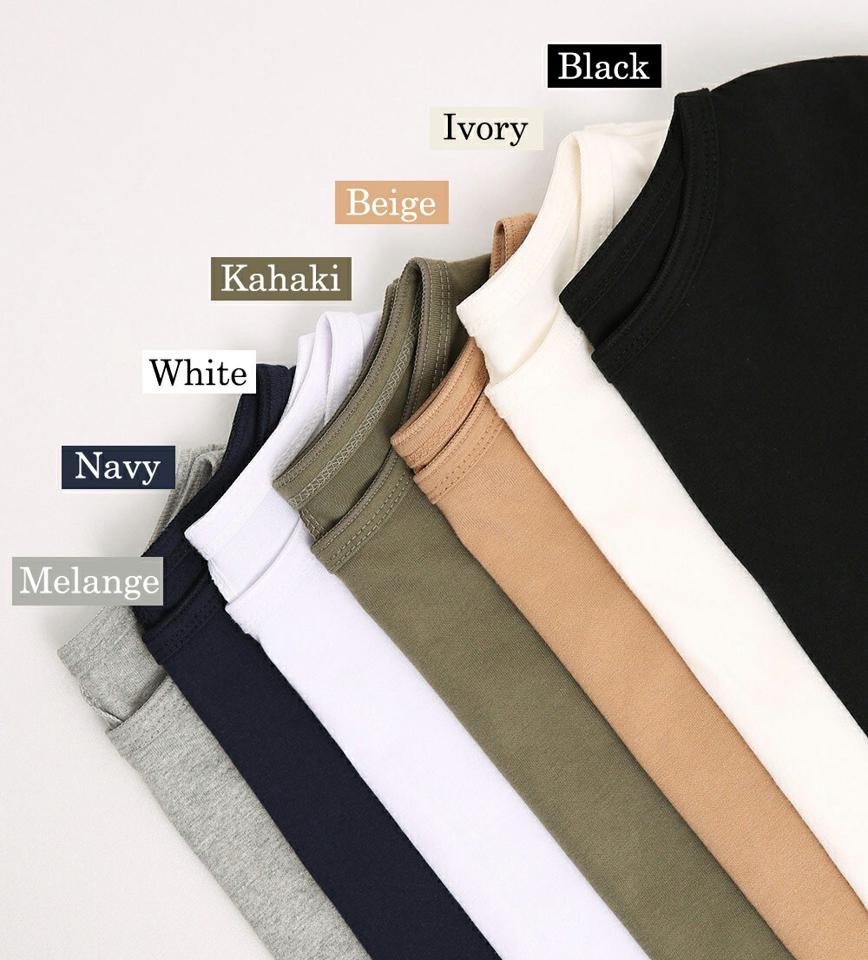 フレアロングTシャツ・t00386 レディース【tops】コラボ トップス Tシャツ 長袖 ロング丈 単色 無地 シンプル ベーシック フレア 体型カバー 大人 フェミニン きれいめ 春 秋 冬 白 ホワイト 韓国ファッション ハイホリHIHOLLI 人気