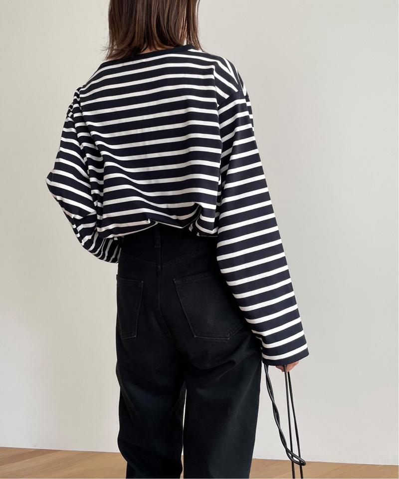RED CHOP WORKS  ボートネックボーダーロングTシャツ（RED CHOP WORKS）