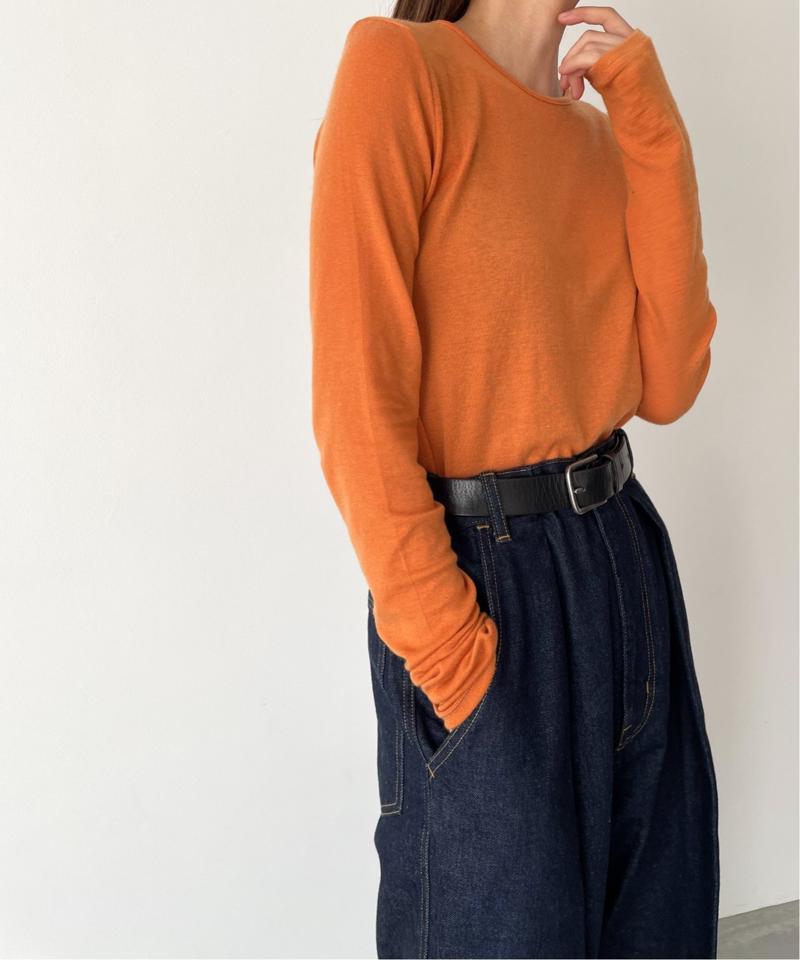 El mar(エルマール) テンセルストレッチロングTシャツ（El mar）