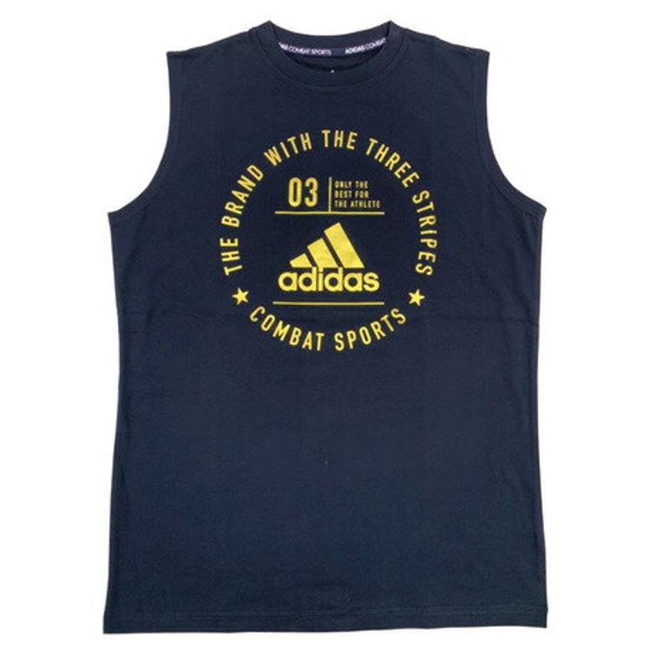 アディダス（adidas） COMBAT SPORTS ws ノースリーブTシャツ CL04-CS22 BLK/GLD （メンズ、レディース）