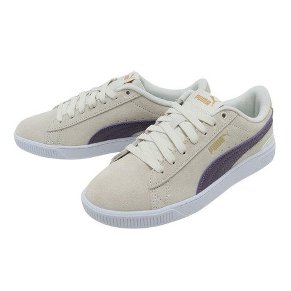 プーマ（PUMA） ビッキー V3 Vikky グレー パープル 38302308 スニーカー スポーツシューズ カジュアル シンプル クッション 靴 ローカット （レディース）