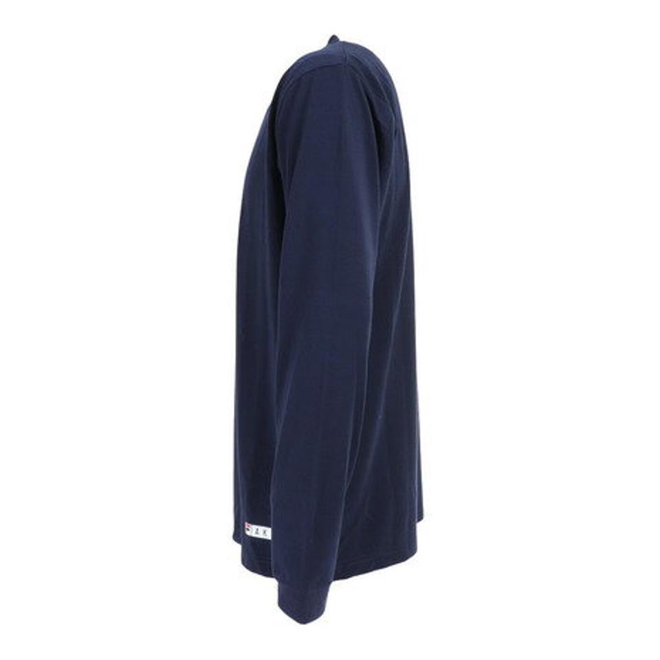 アクター（AKTR）（メンズ）バスケットボールウェア ロンT ×FILA LOGO SPORTS 長袖Tシャツ 122-051005 NV