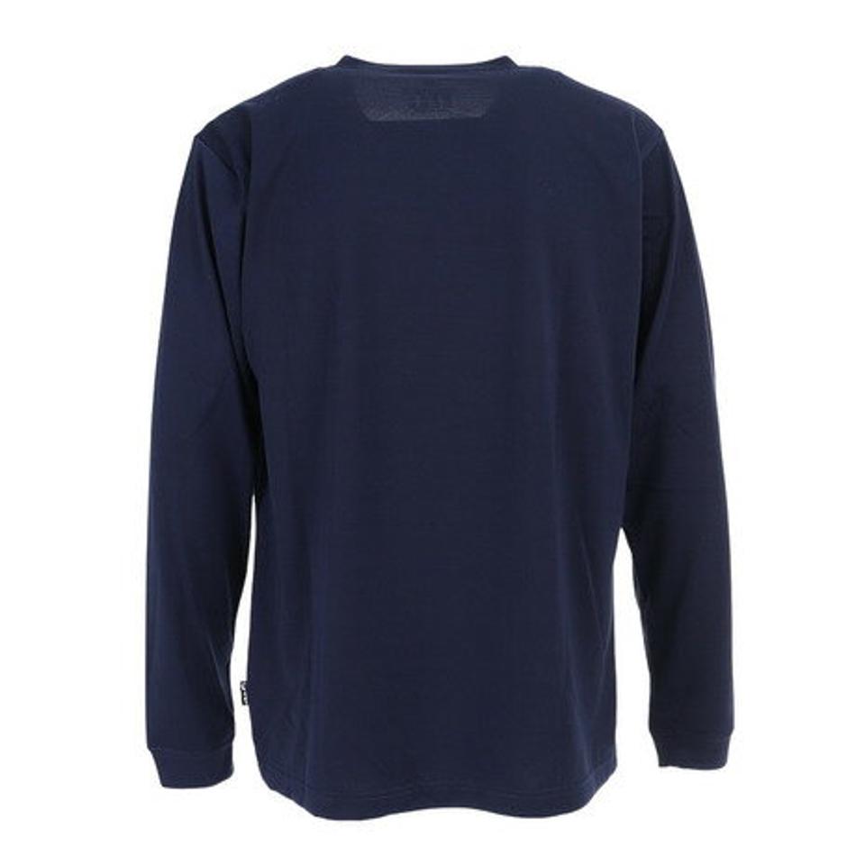 アクター（AKTR）（メンズ）バスケットボールウェア ロンT ×FILA LOGO SPORTS 長袖Tシャツ 122-051005 NV