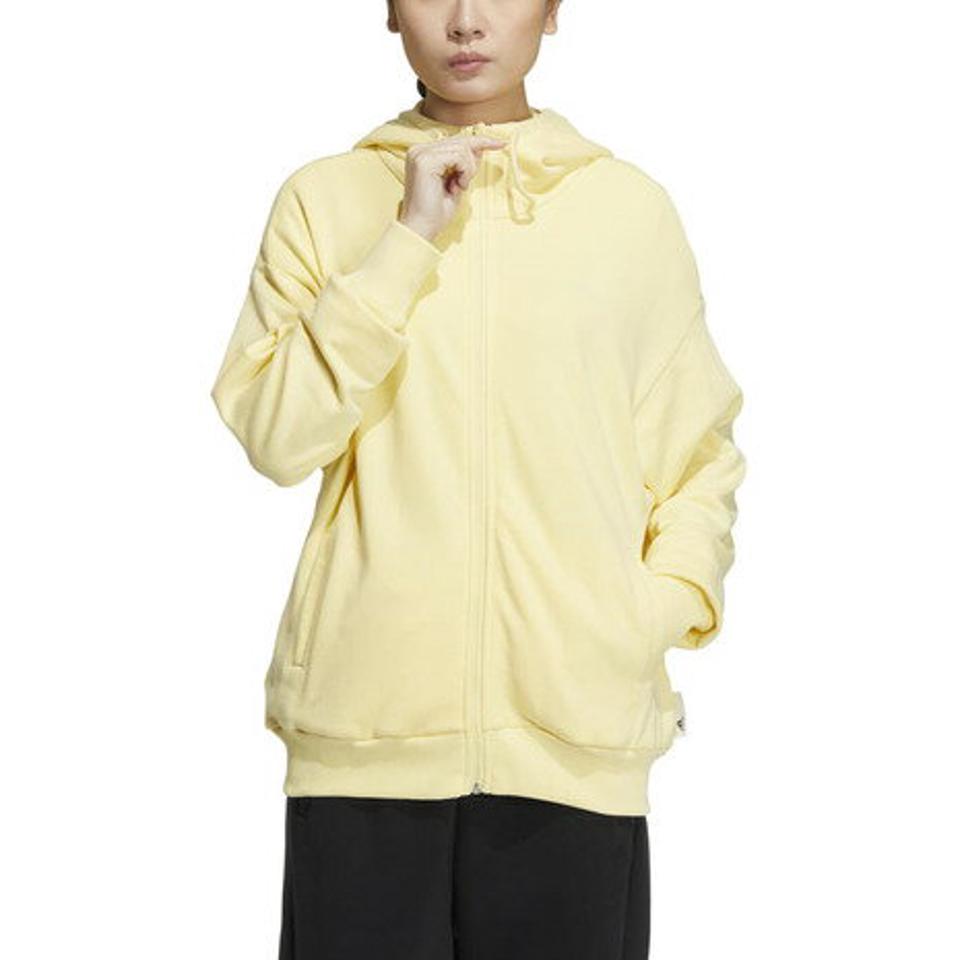 アディダス(adidas)(レディース)ラウンジ オーバーサイズフィット フレンチテリー フルジップパーカー VC781-HM4988