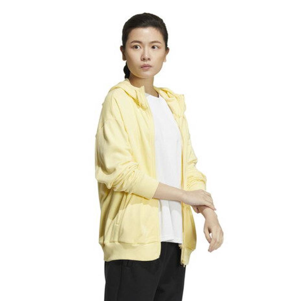 アディダス(adidas)(レディース)ラウンジ オーバーサイズフィット フレンチテリー フルジップパーカー VC781-HM4988