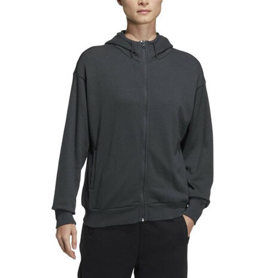 アディダス(adidas)(レディース)ラウンジ オーバーサイズフィット フレンチテリー フルジップパーカー VC781-HM2831