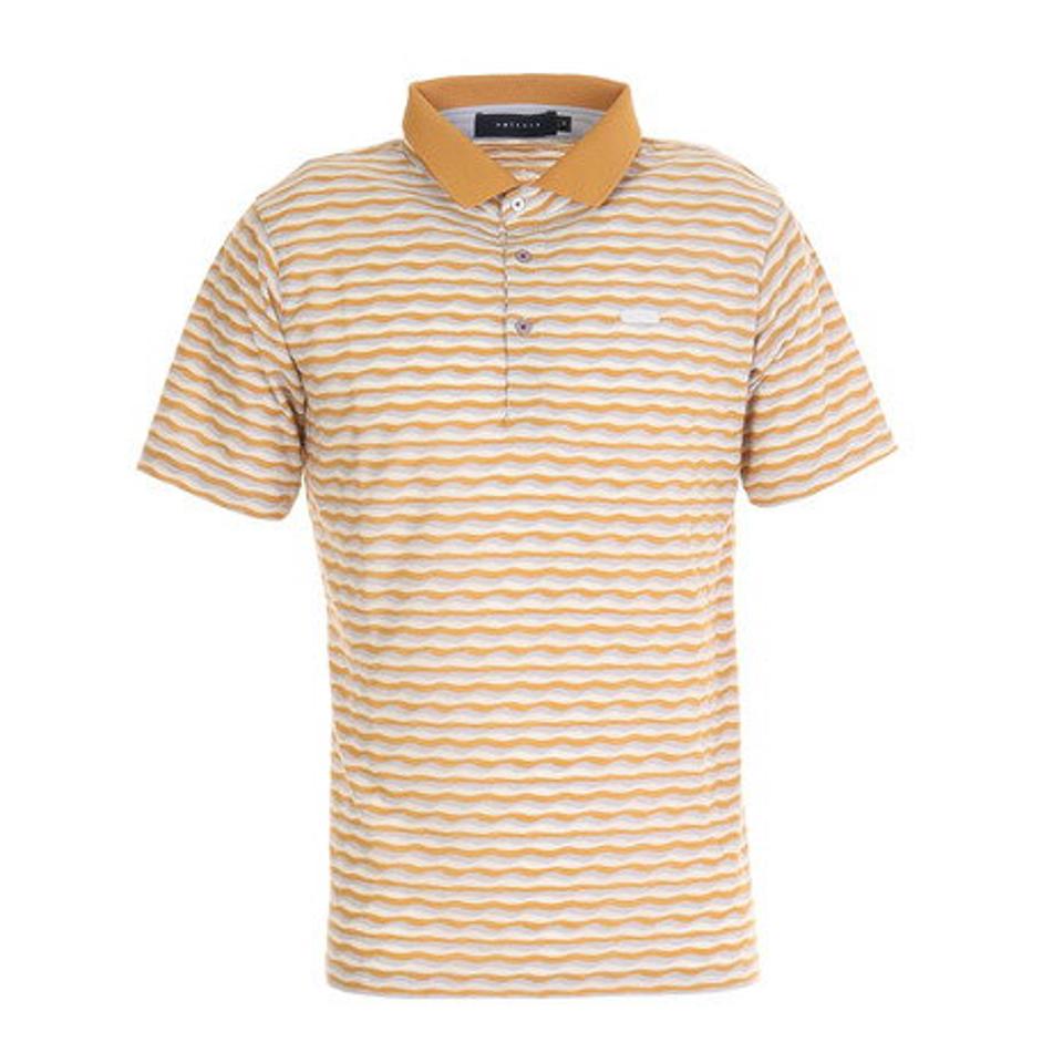 エピキュール(epicure)(メンズ)ゴルフウェア バスクウェーブジャカード半袖シャツ 151-23841