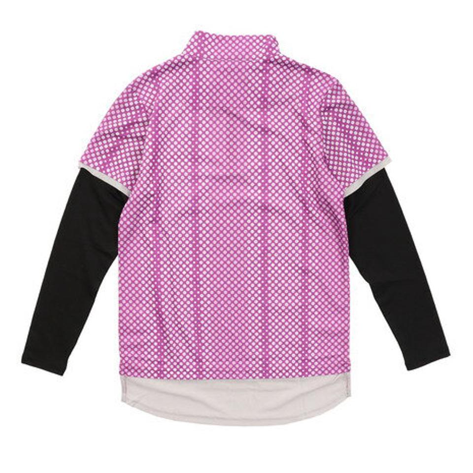 エピキュール(epicure)(レディース)ゴルフウェア 吸水 速乾 UV レギュラー フェイクレイヤード長袖ポロシャツ 155-25710