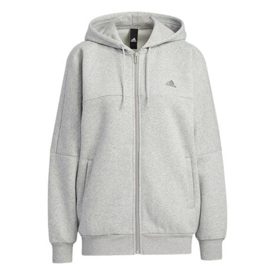 アディダス(adidas) ワーディング オーバーサイズフィット フリース フルジップパーカー HF577-HM2813 (レディース)