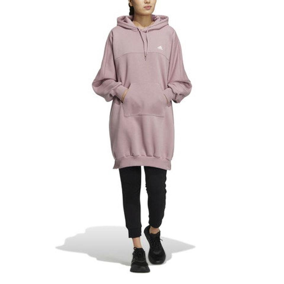 アディダス(adidas)(レディース)ワーディング オーバーサイズフィット フリース フーデッドチュニック DC670-HM2825