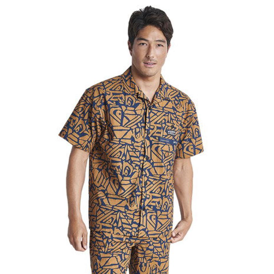 クイックシルバー(Quiksilver) M&W PATTERN シャツ 22SUQSH222002YEL (メンズ)