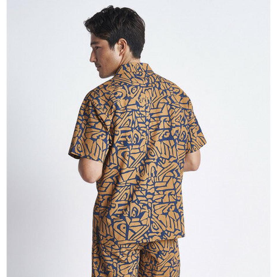 クイックシルバー(Quiksilver) M&W PATTERN シャツ 22SUQSH222002YEL (メンズ)