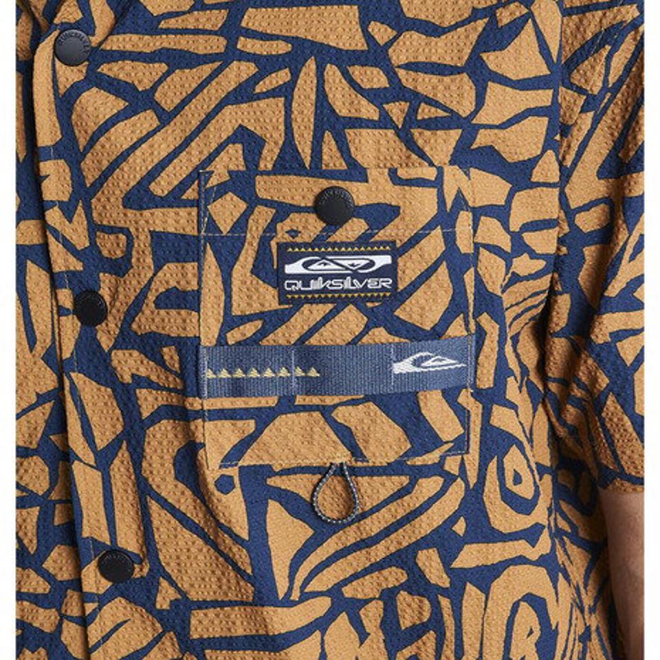 クイックシルバー(Quiksilver) M&W PATTERN シャツ 22SUQSH222002YEL (メンズ)