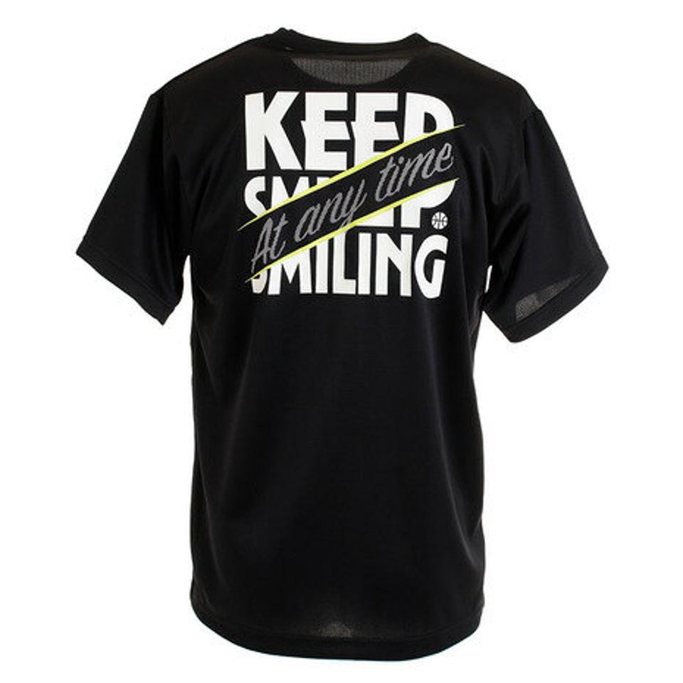 エックスティーエス（XTS） Tシャツ メンズ 半袖 ドライ 吸汗速乾 Keep smiling 751G0ES8220 BLK バスケットボール ウェア （メンズ）