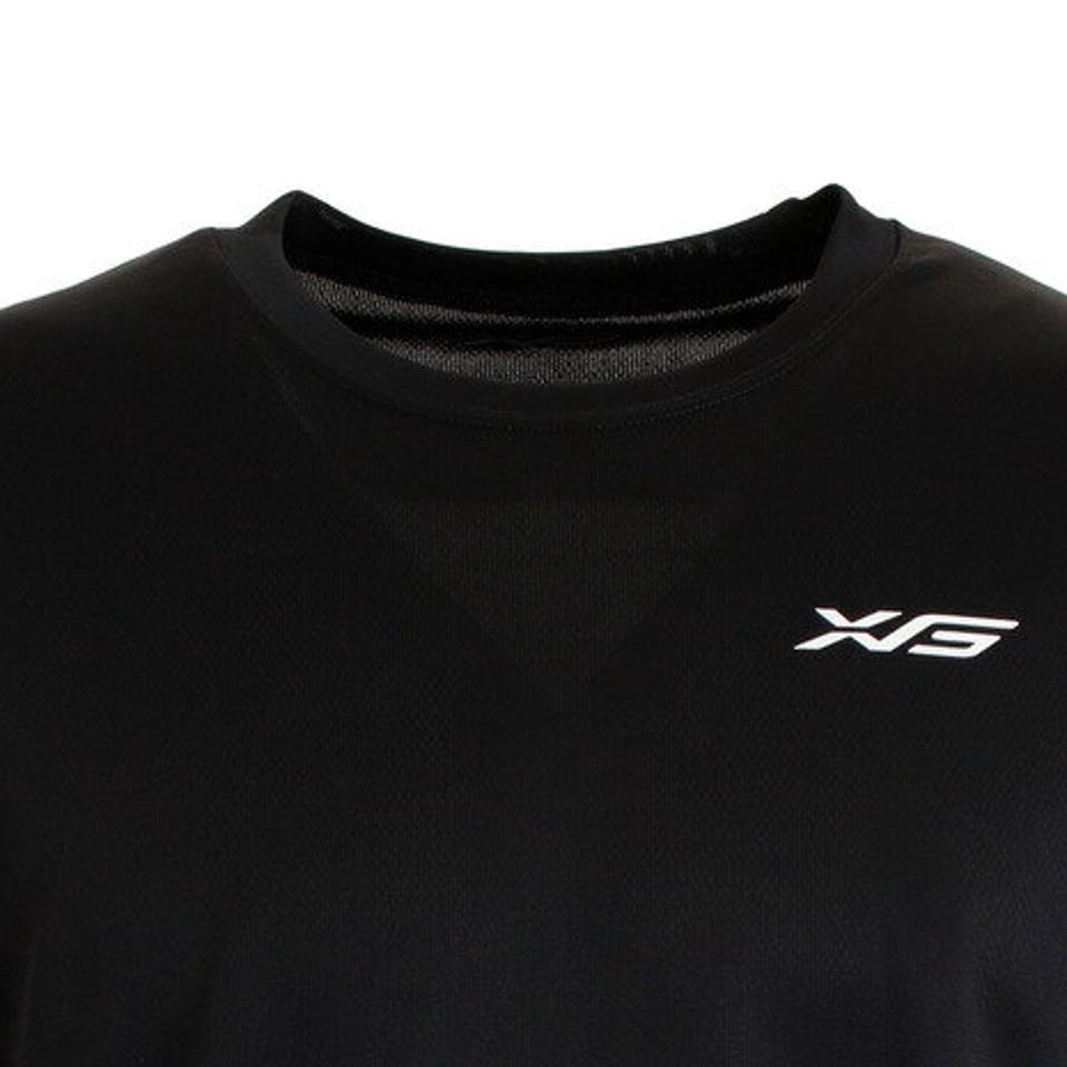 エックスティーエス（XTS） Tシャツ メンズ 半袖 ドライ 吸汗速乾 Keep smiling 751G0ES8220 BLK バスケットボール ウェア （メンズ）