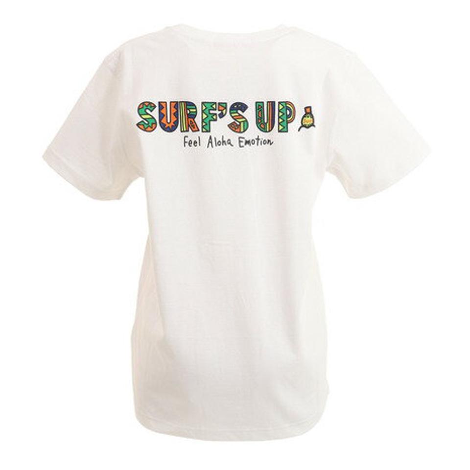 Surfs Up（Surfs Up）（レディース）Tシャツ レディース 半袖 プリントTシャツ ボード 212SU2ST155 WHT