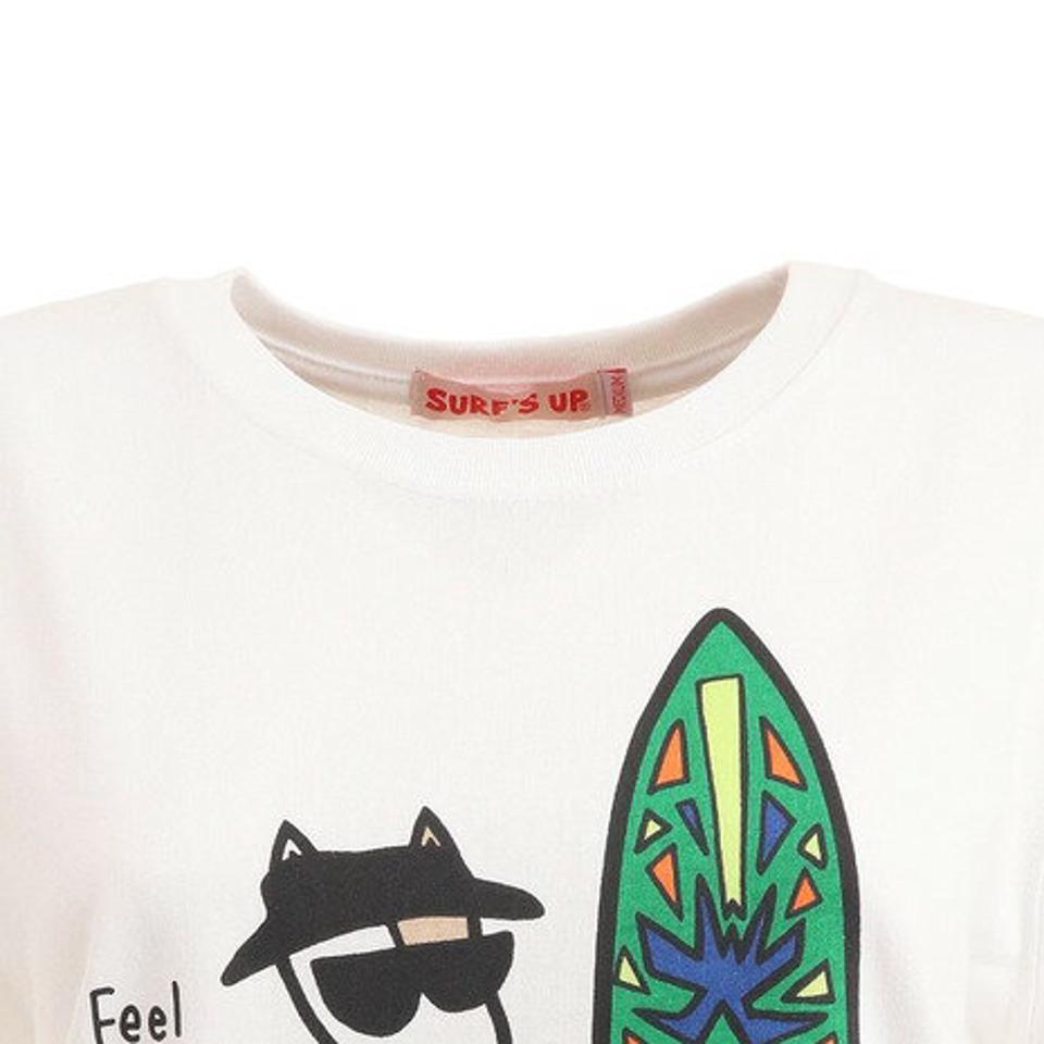 Surfs Up（Surfs Up）（レディース）Tシャツ レディース 半袖 プリントTシャツ ボード 212SU2ST155 WHT