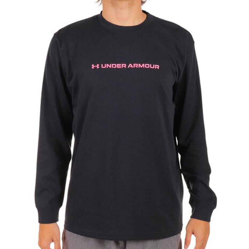 【10/25 24h限定 エントリー＆対象3店舗買い回りで最大P10倍！】アンダーアーマー（UNDER ARMOUR）（メンズ）長袖Tシャツ メンズ ヘビーウエイト チャージドコットン 1375536 001