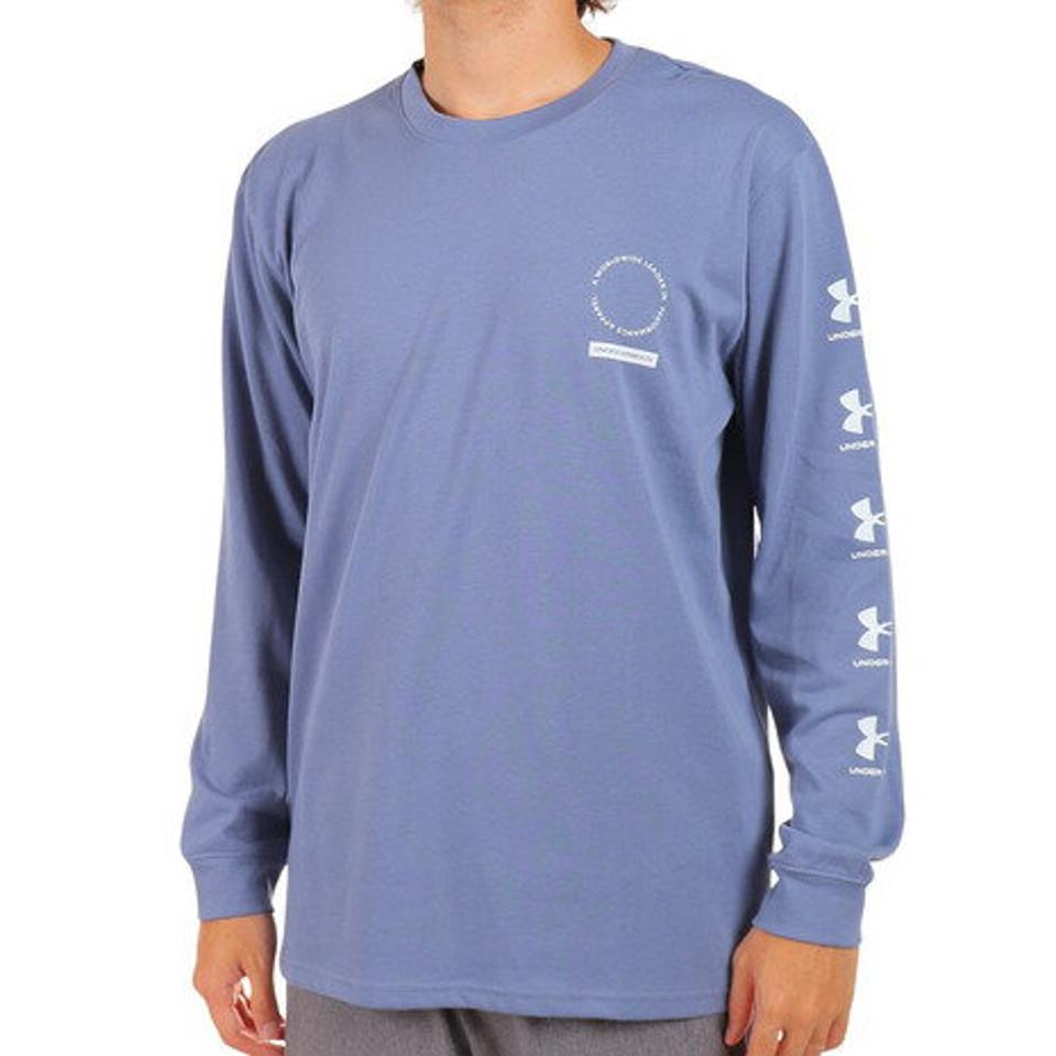 アンダーアーマー（UNDER ARMOUR）（メンズ）長袖Tシャツ メンズ ヘビーウエイト チャージドコットン 1375535 767