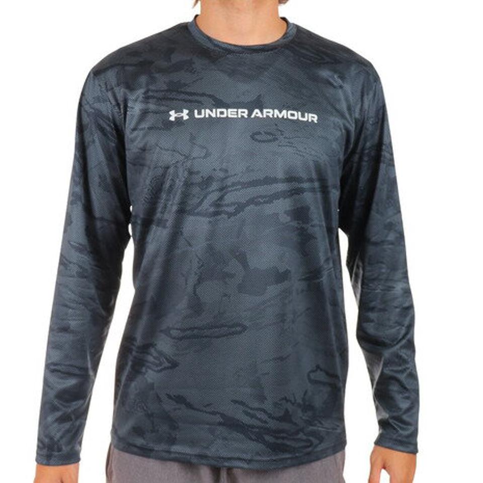 アンダーアーマー（UNDER ARMOUR）（メンズ）テック ロングスリーブ プリント Tシャツ 1375534 001