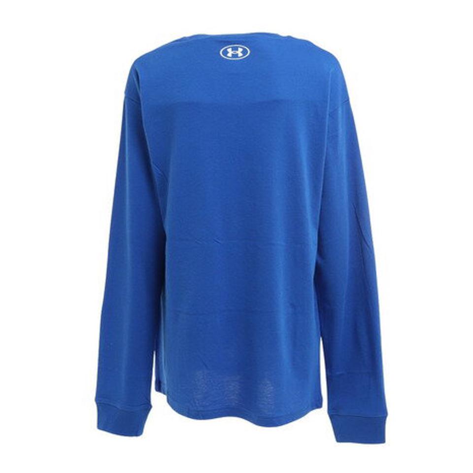 【11/5 24h限定 エントリー＆対象4店舗買い回りで最大P10倍！】アンダーアーマー（UNDER ARMOUR）（キッズ）スーパー ビッグロゴ ロングスリーブ Tシャツ 1375482 486