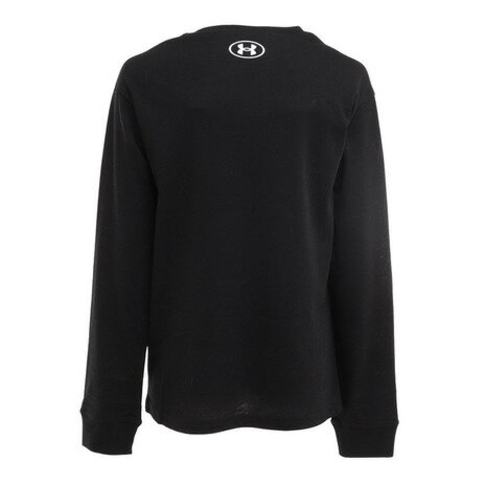【11/5 24h限定 エントリー＆対象4店舗買い回りで最大P10倍！】アンダーアーマー（UNDER ARMOUR）（キッズ）スーパー ビッグロゴ ロングスリーブ Tシャツ 1375482 001