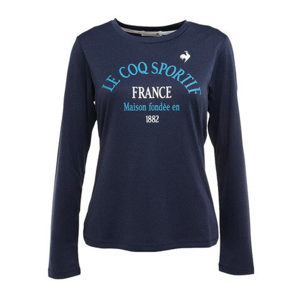 ルコック スポルティフ(Lecoq Sportif)(レディース)テニスウェア レディース COUCOU PARIS 長袖シャツ QTWUJB00 NV