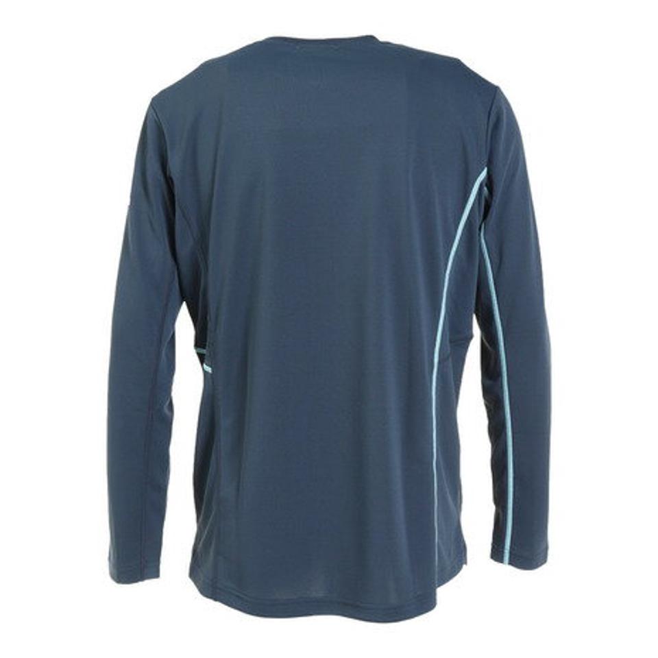 ルコック スポルティフ(Lecoq Sportif) テニスウェア NEW COSMOS STITCH 長袖シャツ QTMUJB01 NV (メンズ)