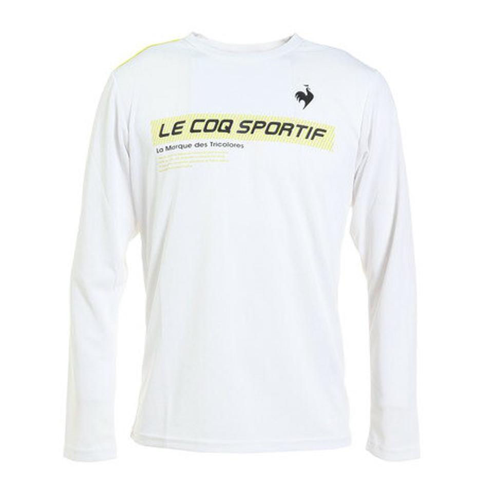 ルコック スポルティフ(Lecoq Sportif) テニスウェア GRAPHIC 長袖シャツ QTMUJB00 WH (メンズ)