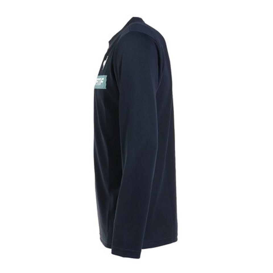 ルコック スポルティフ(Lecoq Sportif) テニスウェア GRAPHIC 長袖シャツ QTMUJB00 NV (メンズ)