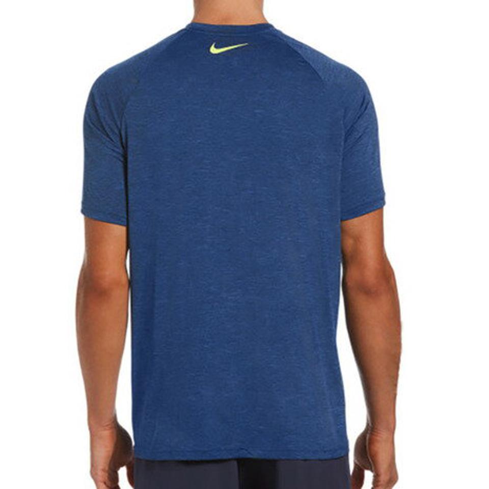 ナイキ（NIKE） NESSB660 メンズラッシュガード 半袖Tシャツ 2992012-10 ブルー系 水陸両用 UVカット 紫外線対策 （メンズ）