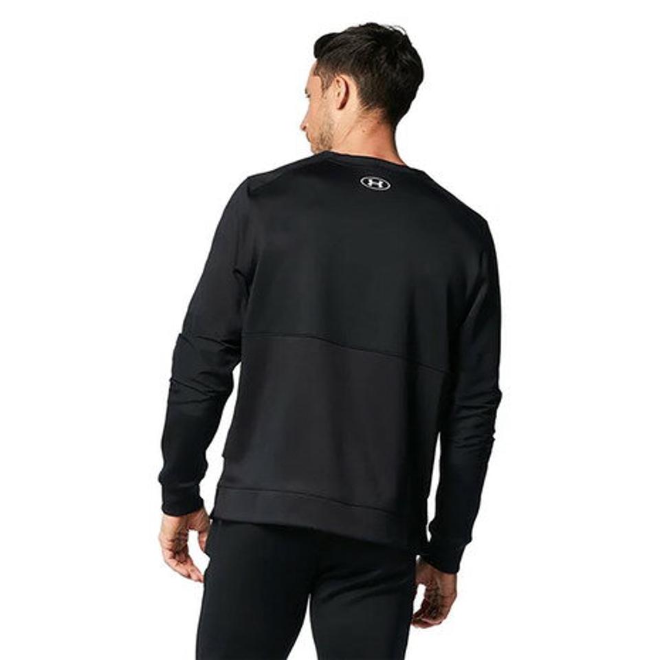 アンダーアーマー（UNDER ARMOUR）（メンズ）パフォーマンス ニット ハイブリッド クルーネック長袖Tシャツ 1375915 001