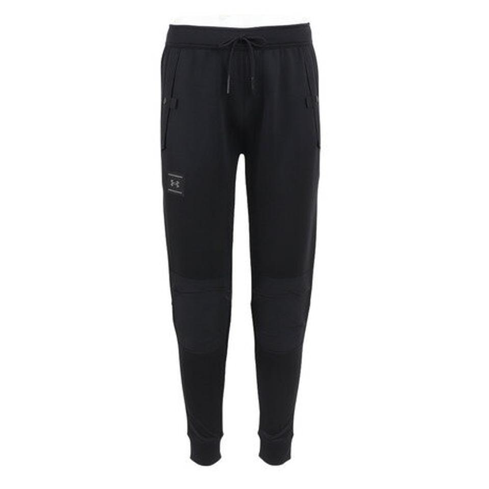 アンダーアーマー(UNDER ARMOUR)(メンズ)ジャージ 下 パンツ ストレッチ ブラック 黒 パフォーマンス ニット ハイブリッド ジョガーパンツ 1375519 001