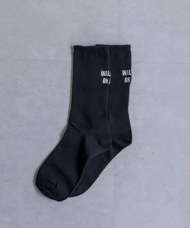 刺繍リブソックス