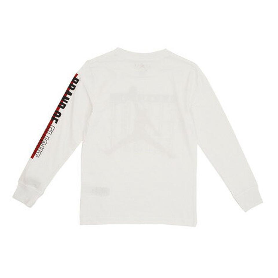 【9/5 24h限定エントリー＆対象4店舗買い回りで最大P10倍！】ジョーダン（JORDAN） ジュニア FLIGHT RISE 長袖Tシャツ 95A072-001 （キッズ）