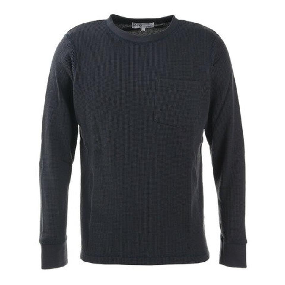 エーシーピージー(ACPG)(メンズ)ワッフルクルーネックTシャツ 871PA0ES7061NVY 長袖 オンライン価格